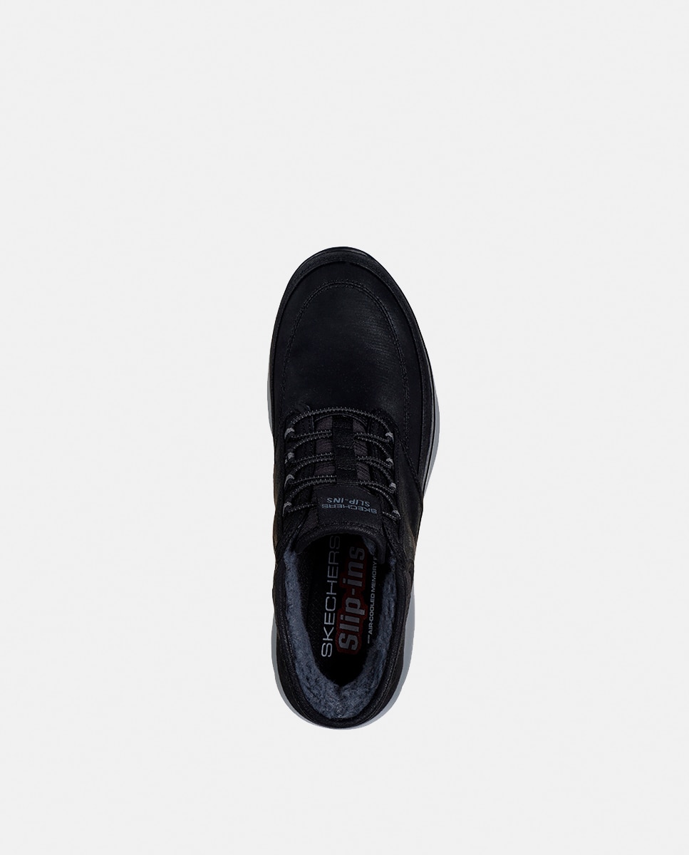 Botin sport con slip ins - Skechers - Negro mate Negro mate-3