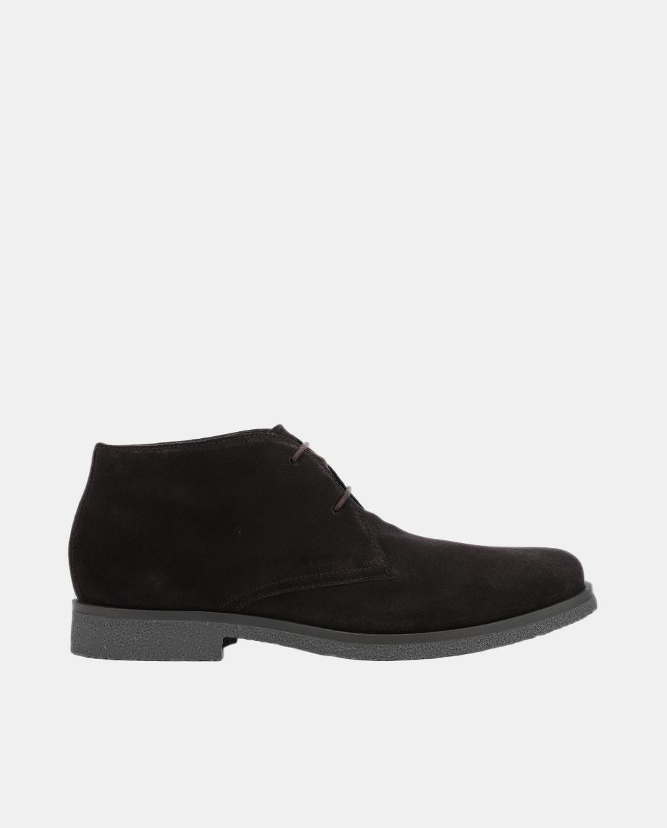 Botins Mid Cut Versáteis Castanho-escuro-1