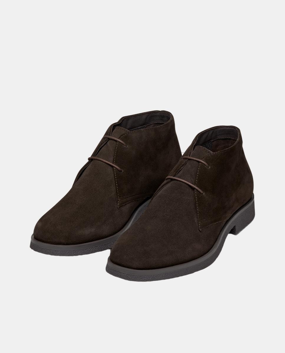 Botins Mid Cut Versáteis Castanho-escuro-2