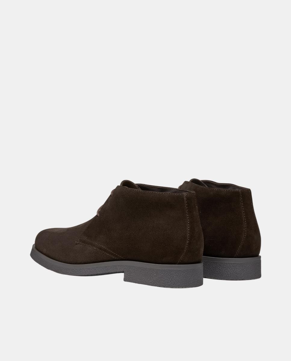 Botins Mid Cut Versáteis Castanho-escuro-5