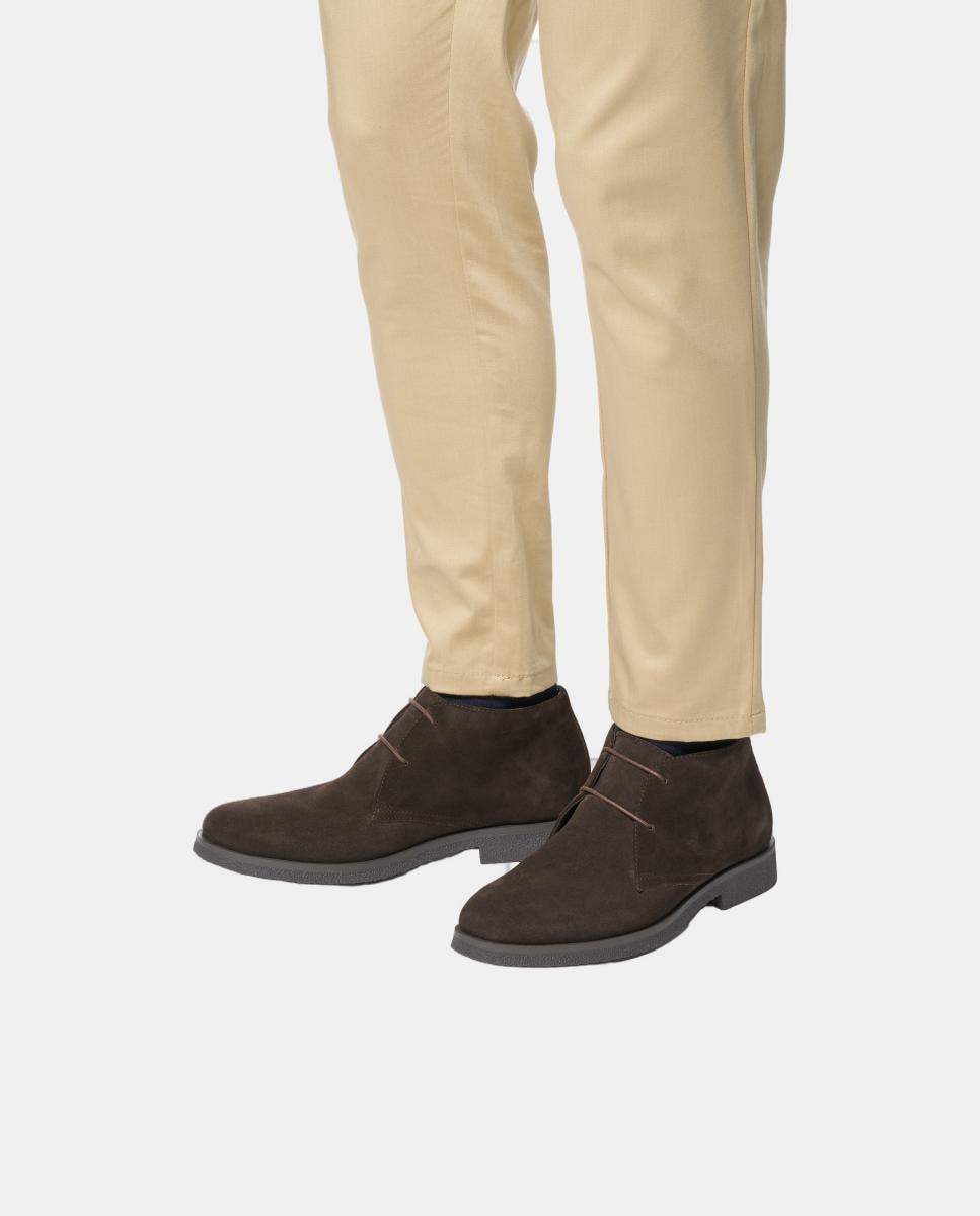 Botins Mid Cut Versáteis Castanho-escuro-11