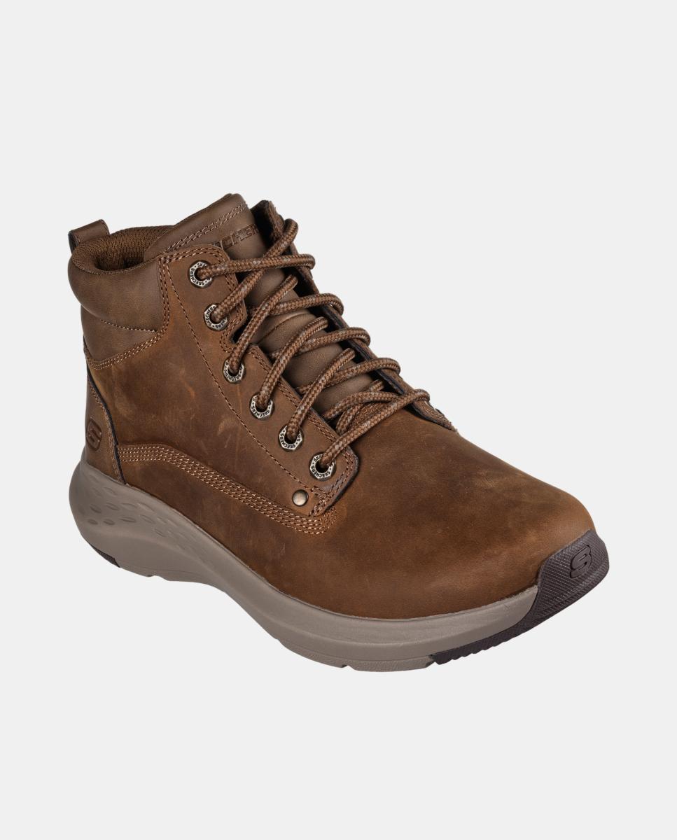 Bota casual waterproof - Skechers - Cuero Cuero-2