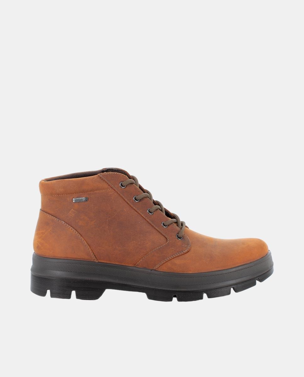 Imagem 0 de Botas em Pele com Forro Goretex e Fecho de Atacadores