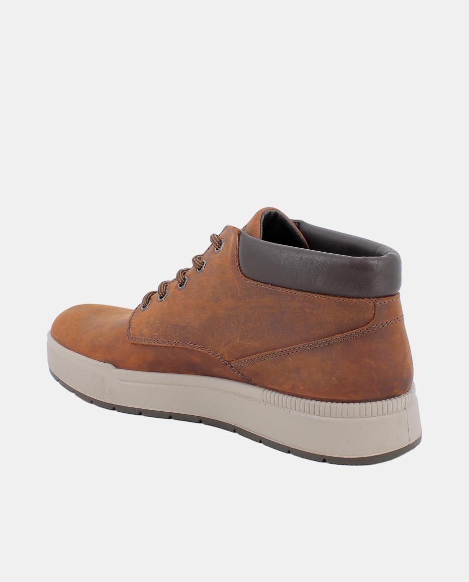 Bota de caballero en piel, con forro goretex y cierre con cordones - Igi&Co - Marrón Marrón-3