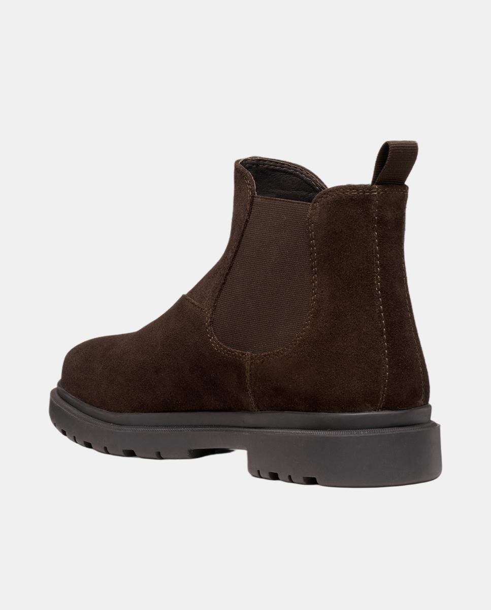 Botins Chelsea em Camurça Castanho-chocolate-6