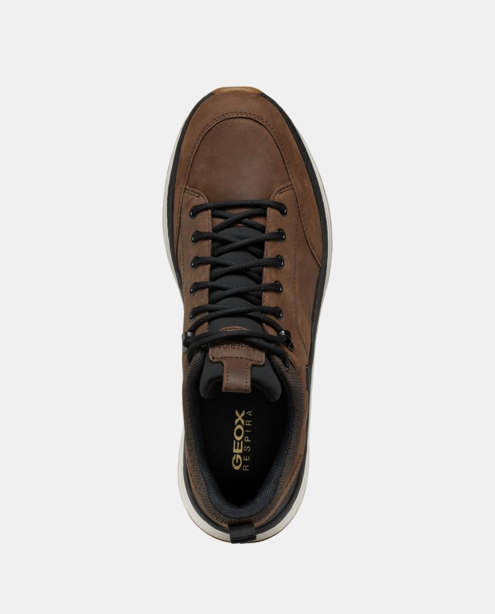 Botins Desportivos com Sola Amortecida e Impermeável Castanho-escuro-6
