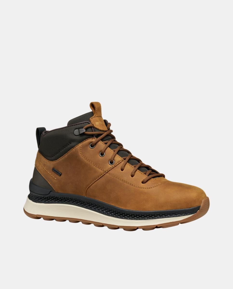 Botins desportivos com sola amortecida e impermeavel Couro-6