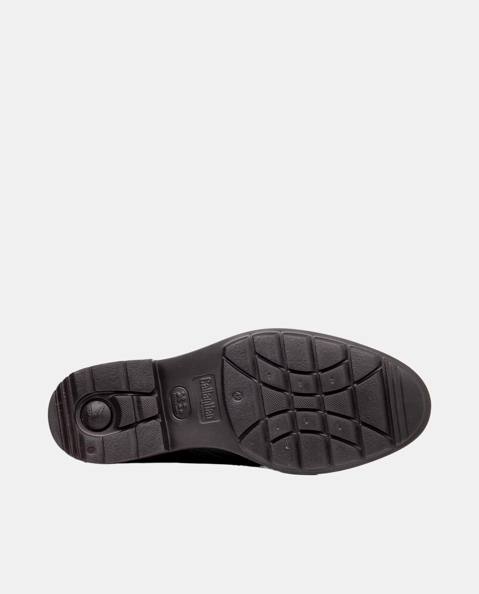 Botins Tipo Chelsea em Pele Castanho-escuro-4