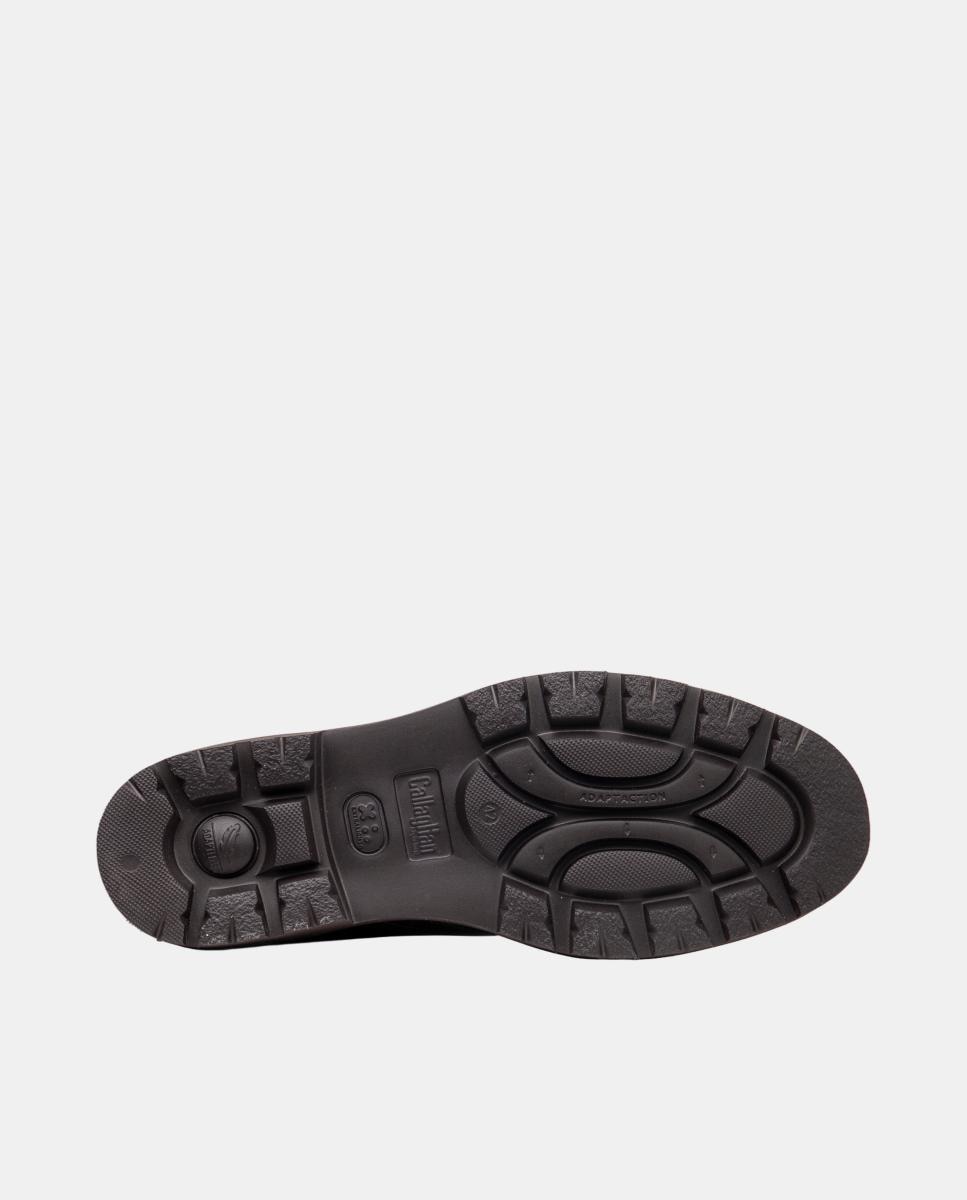 Botins em Pele com Atacadores Castanho-4