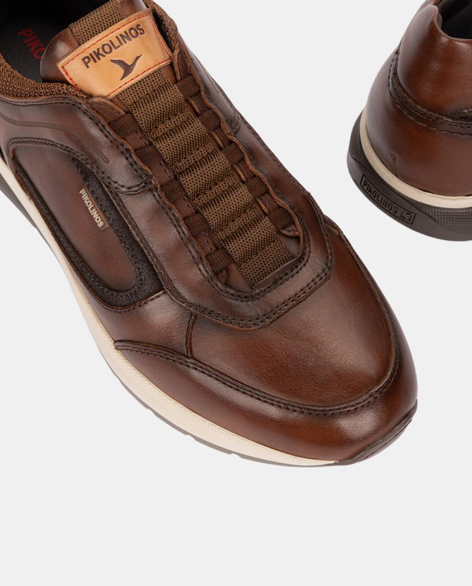 Imagen 4 de Zapatillas de hombre con plantilla Memory Foam y suela extraligera - Pikolinos - Marrón Marrón
