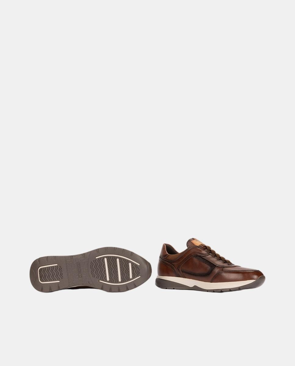 Imagen 5 de Zapatillas de hombre con plantilla Memory Foam y suela extraligera - Pikolinos - Marrón Marrón