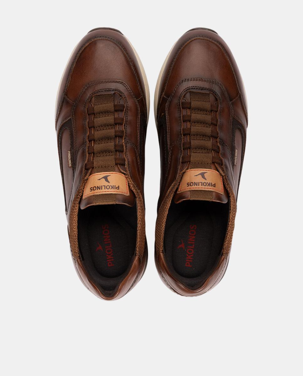 Imagen 6 de Zapatillas de hombre con plantilla Memory Foam y suela extraligera - Pikolinos - Marrón Marrón