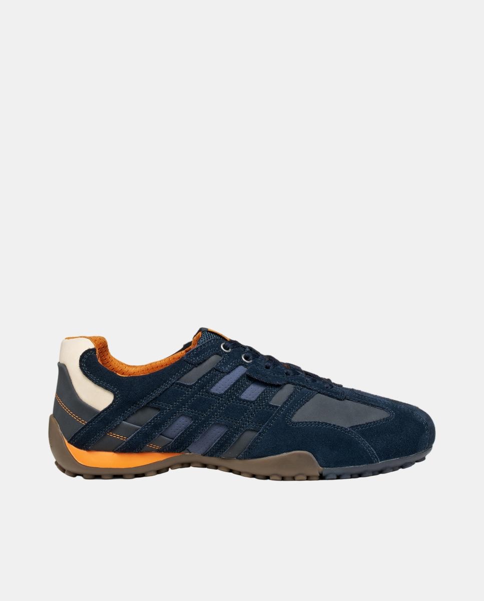Imagen 0 de Zapatilla deportiva de caballero en ante Azul oscuro