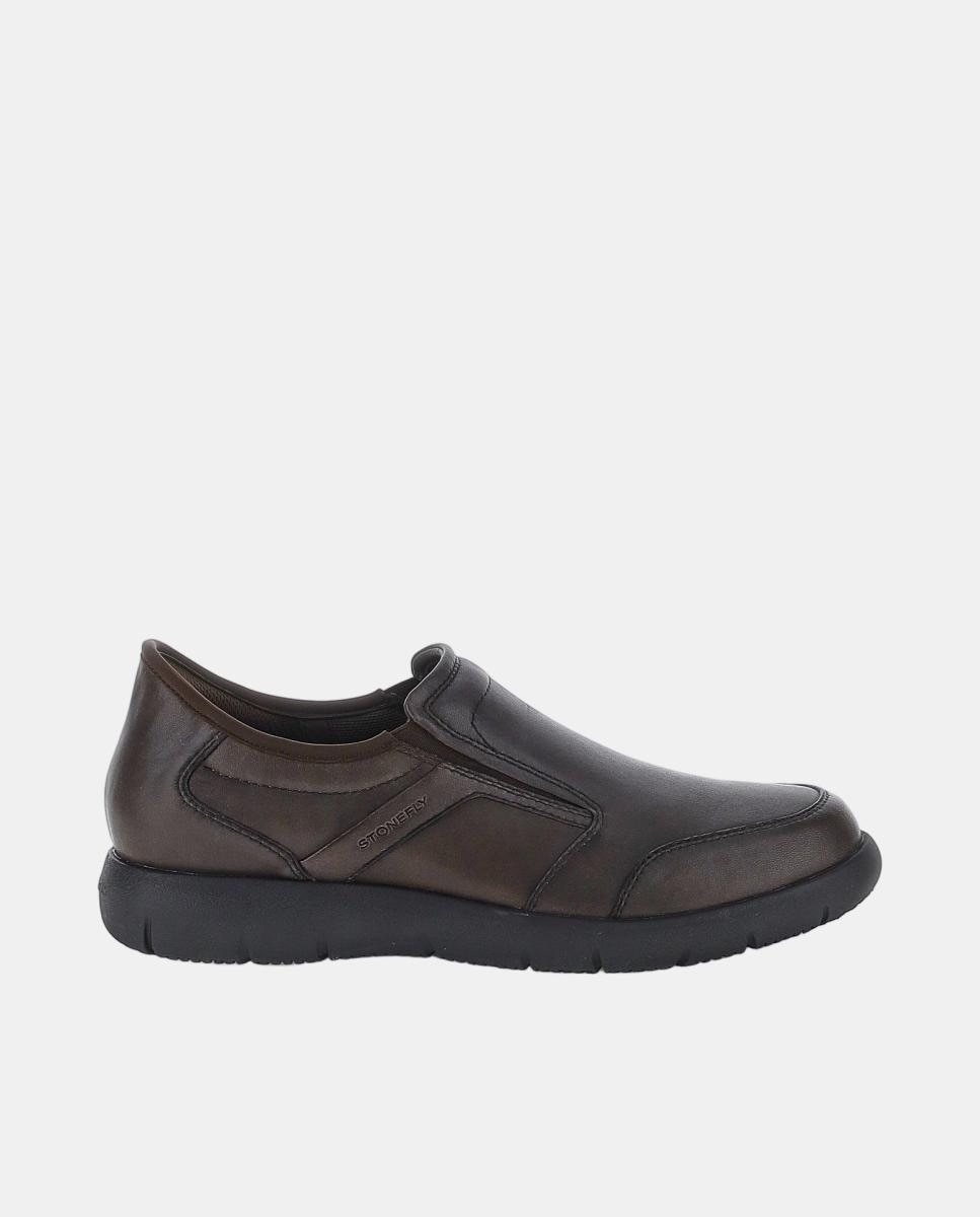Imagem 0 de Sapatos em Pele com Elásticos