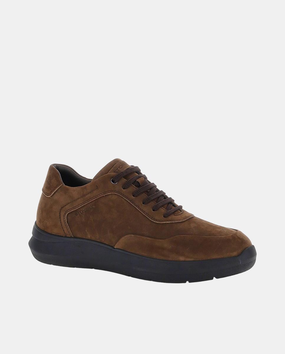 Bluchers em Pele Castanho-escuro-2