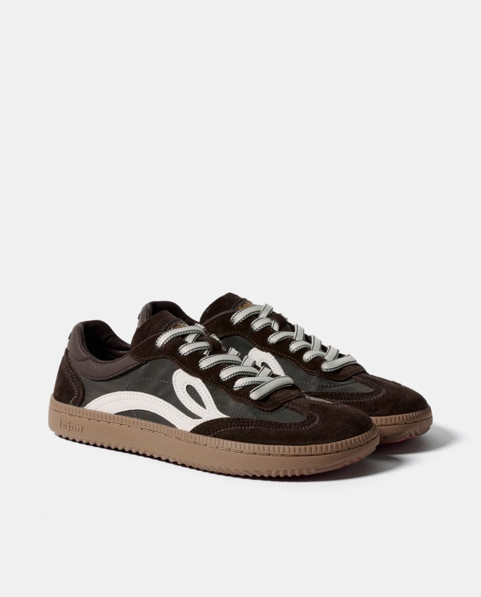 Deportiva Lejan One hombre barefoot serraje - Marrón chocolate Marrón chocolate-2