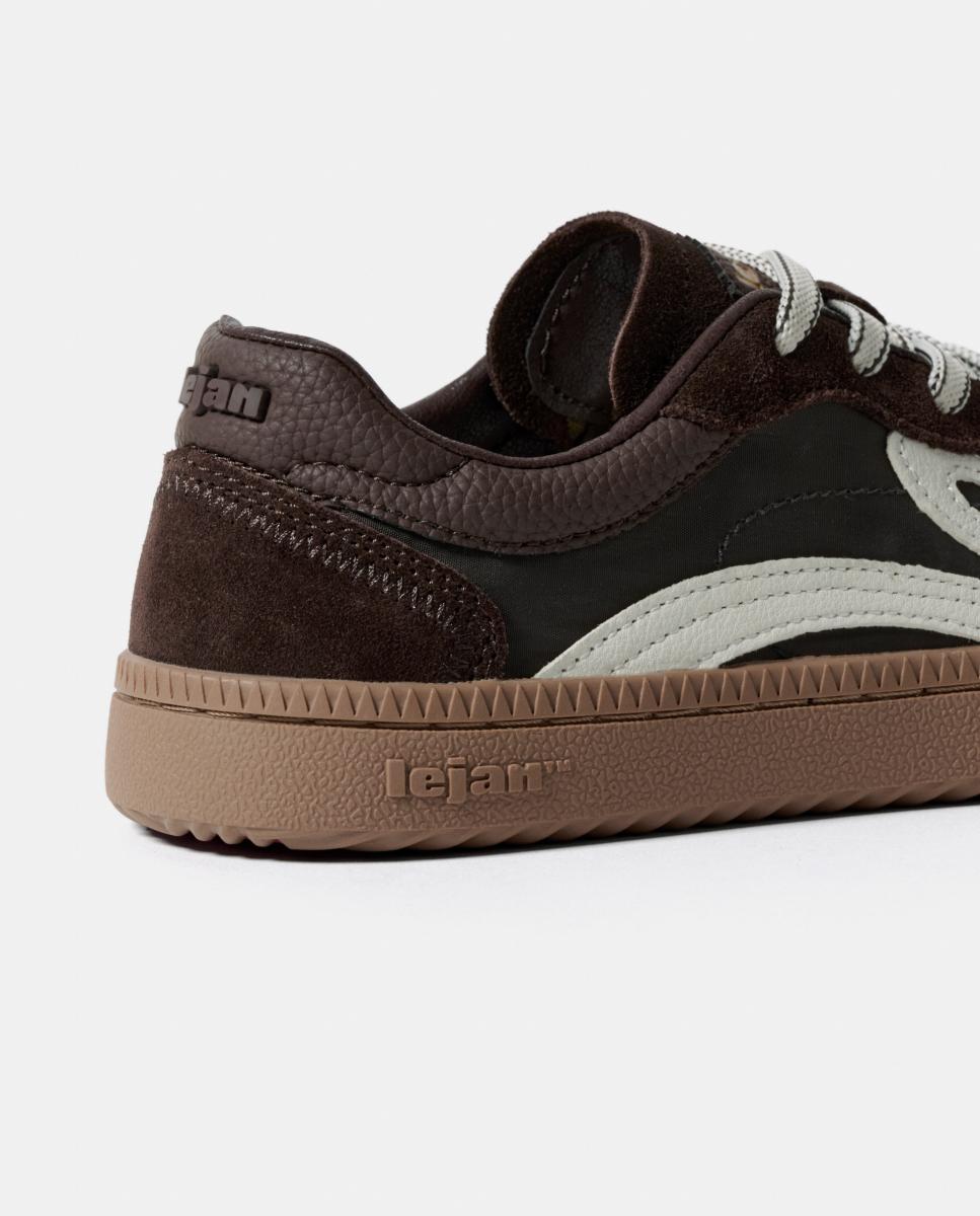 Deportiva Lejan One hombre barefoot serraje - Marrón chocolate Marrón chocolate-3