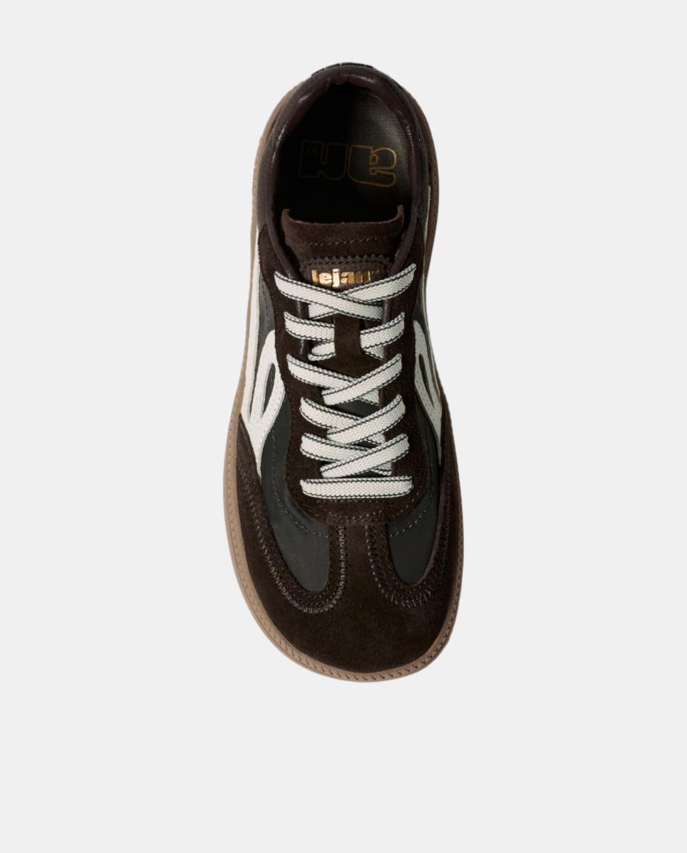 Deportiva Lejan One hombre barefoot serraje - Marrón chocolate Marrón chocolate-4