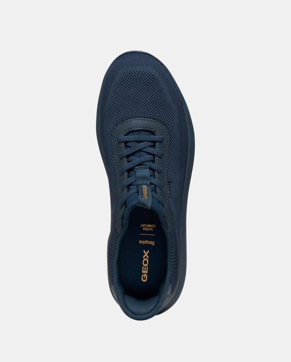 Zapatilla deportiva de caballero con calce fast-in - Geox - Azul oscuro Azul oscuro-2