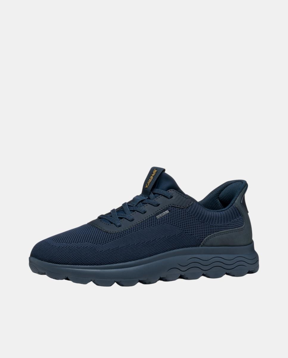 Zapatilla deportiva de caballero con calce fast-in - Geox - Azul oscuro Azul oscuro-3