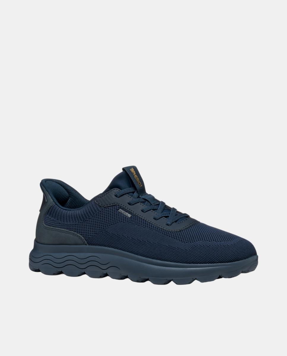 Zapatilla deportiva de caballero con calce fast-in - Geox - Azul oscuro Azul oscuro-6