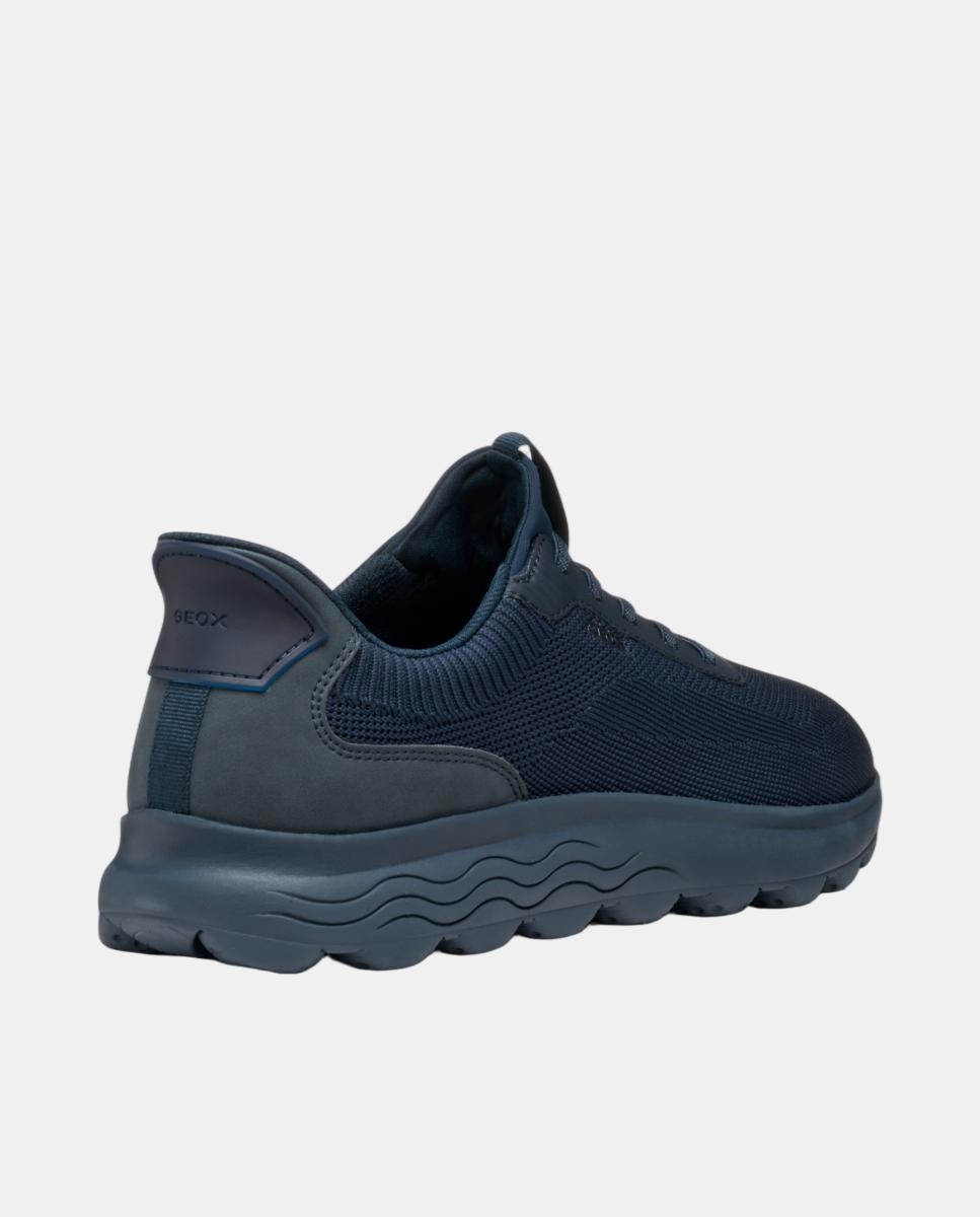 Zapatilla deportiva de caballero con calce fast-in - Geox - Azul oscuro Azul oscuro-8