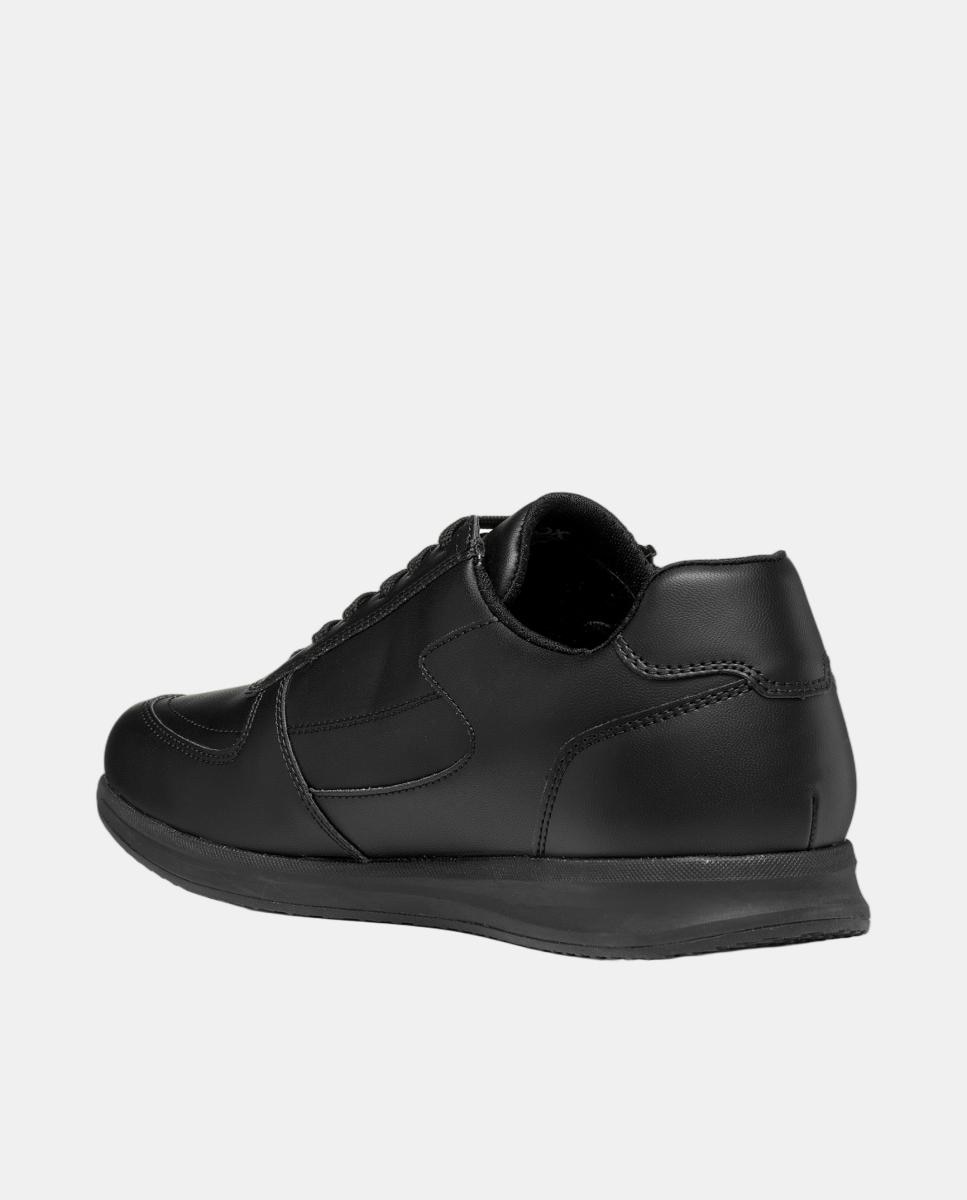 Zapatilla deportiva de caballero con cremallera lateral - Geox - Negro Negro-6