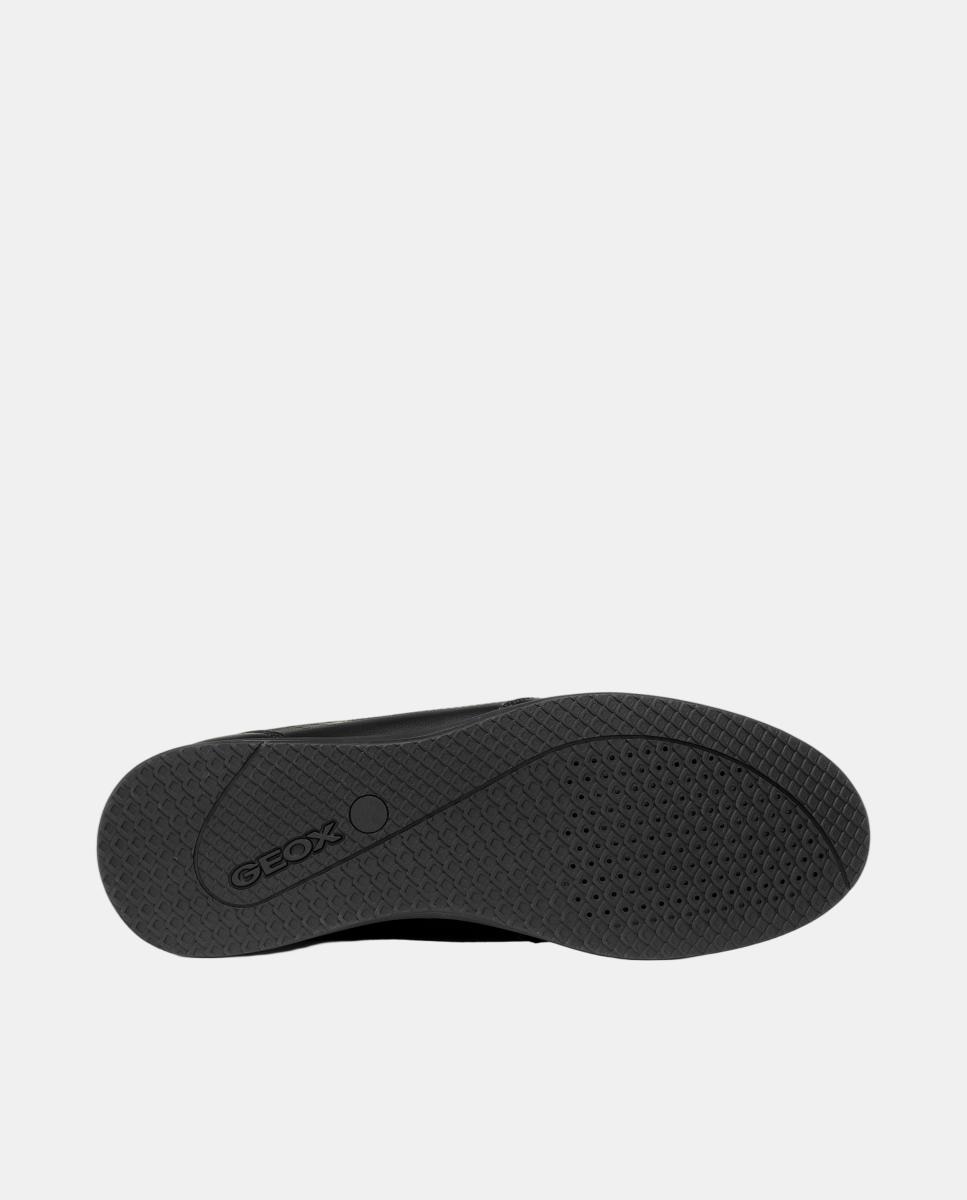 Zapatilla deportiva de caballero con cremallera lateral - Geox - Negro Negro-9