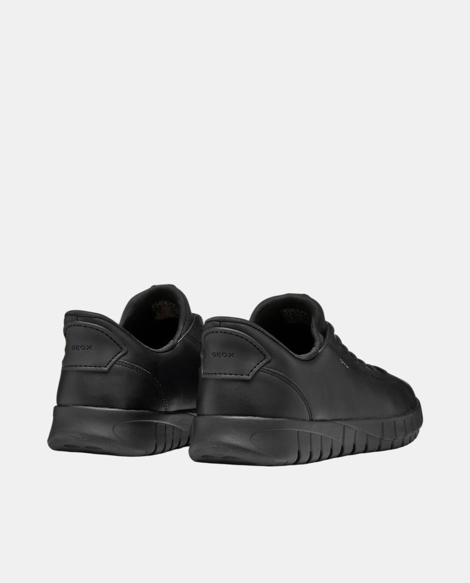 Zapatilla deportiva de caballero con calce fast-in - Geox - Negro Negro-5