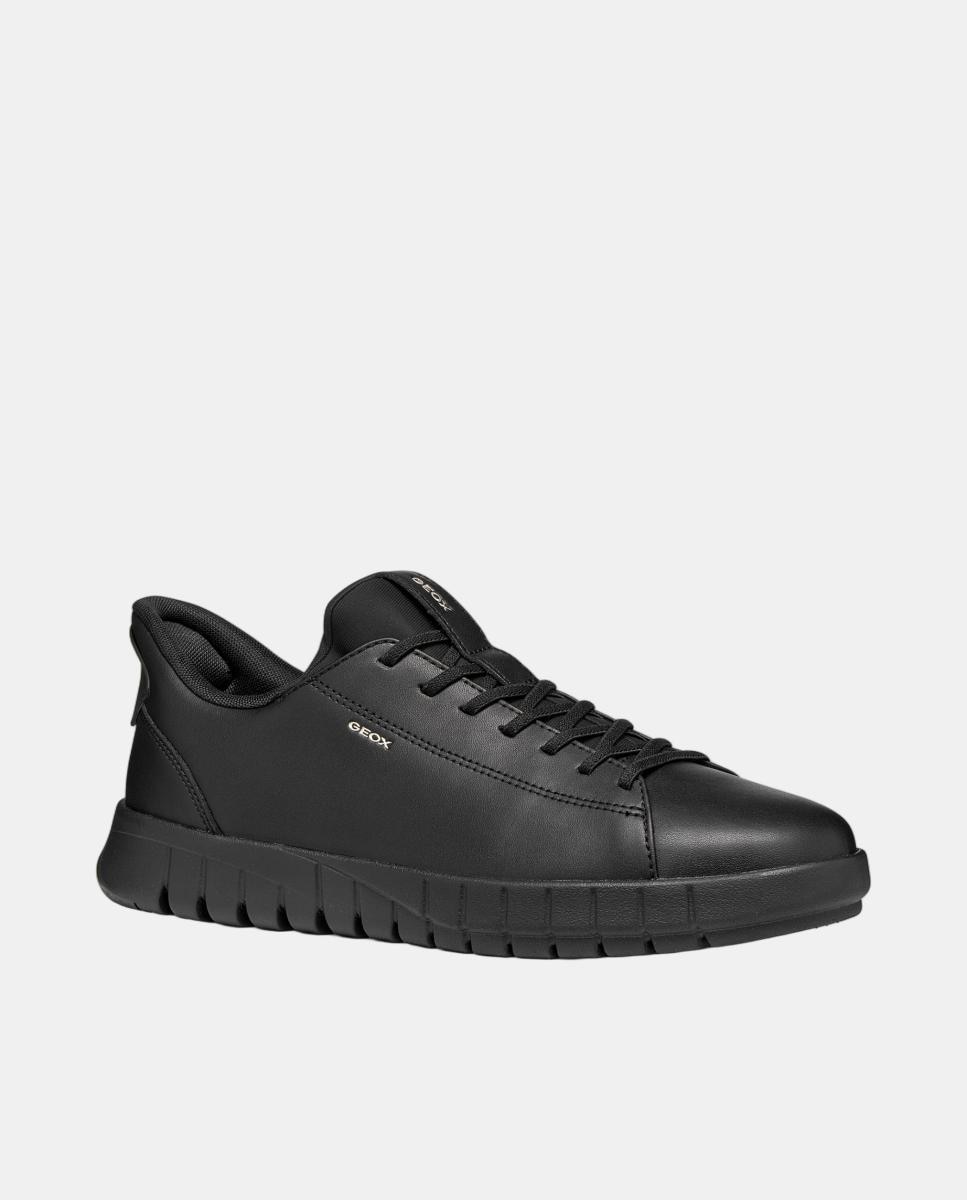 Zapatilla deportiva de caballero con calce fast-in - Geox - Negro Negro-6