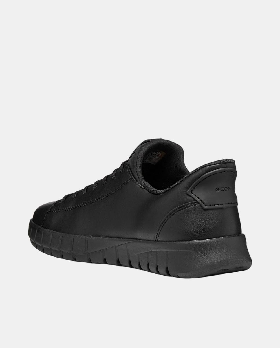 Zapatilla deportiva de caballero con calce fast-in - Geox - Negro Negro-7