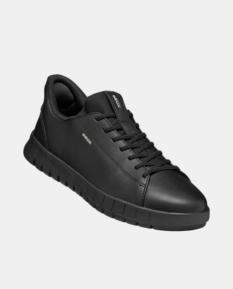 Zapatilla deportiva de caballero con calce fast-in - Geox - Negro Negro-8