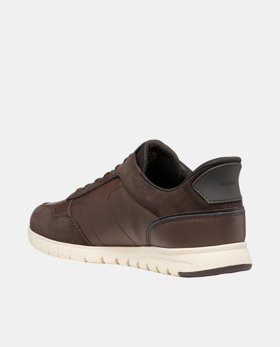 Deportiva extraflexible de corte bajo para hombre - Geox - Marrón chocolate Marrón chocolate-6