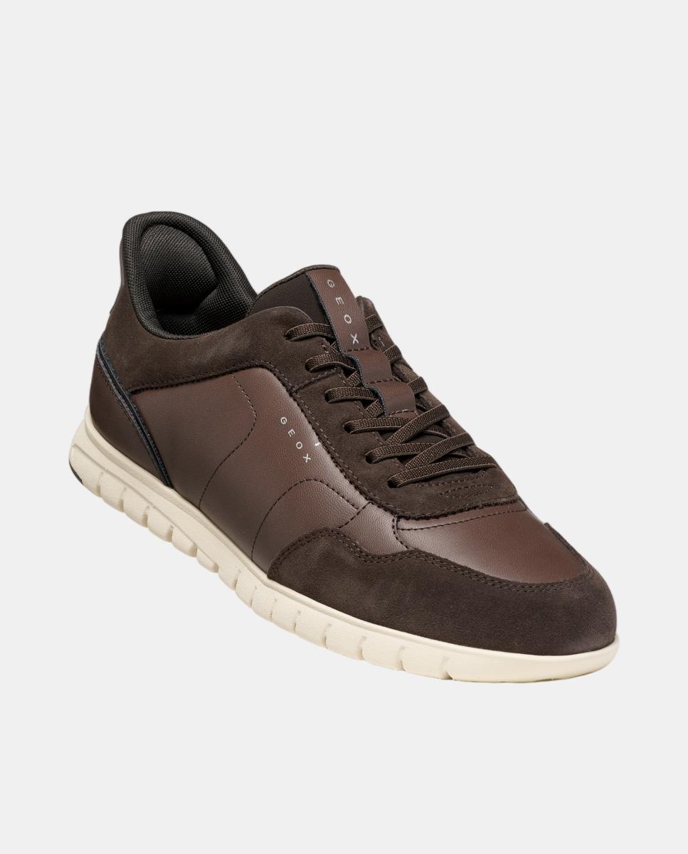 Deportiva extraflexible de corte bajo para hombre - Geox - Marrón chocolate Marrón chocolate-7