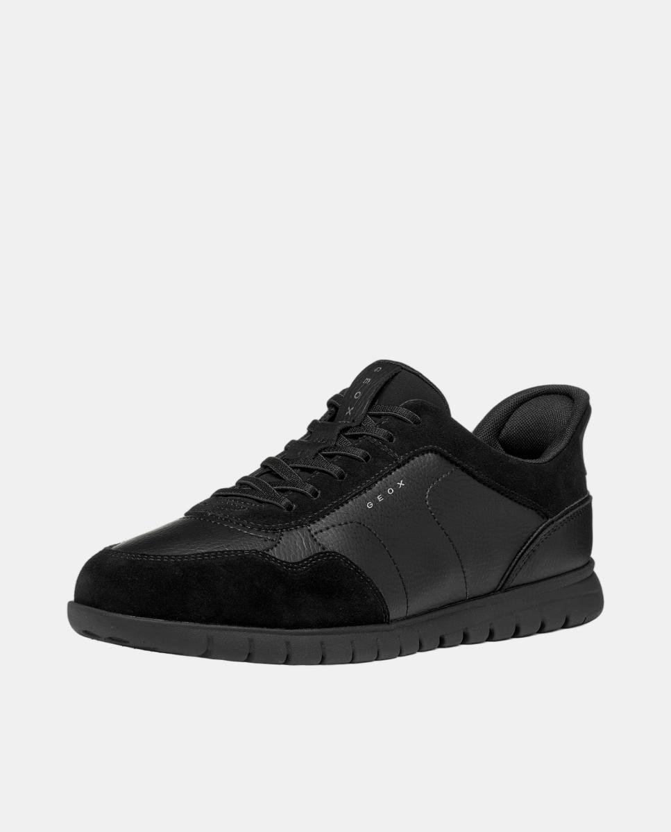 Deportiva extraflexible de corte bajo para hombre - Geox - Negro Negro-2