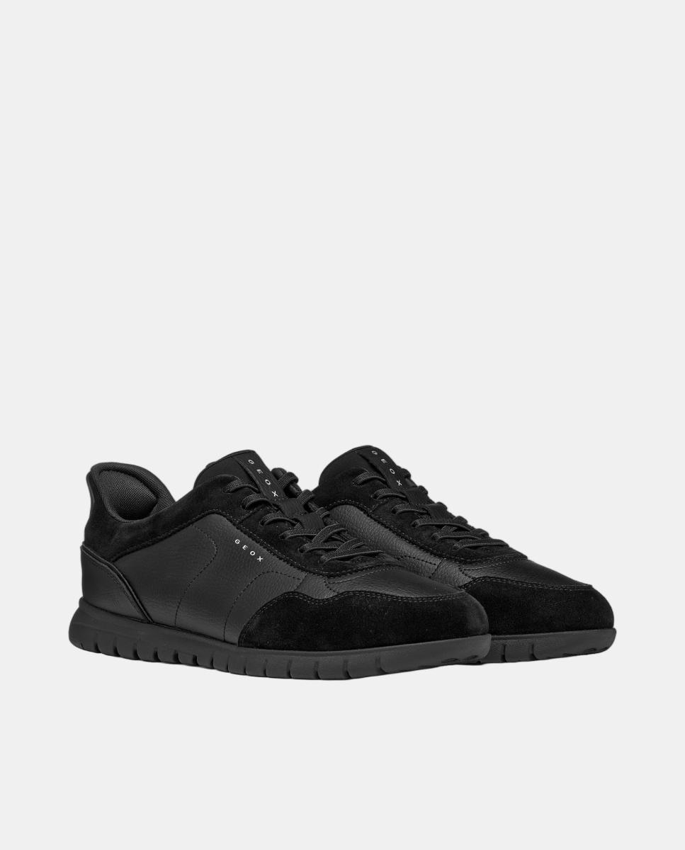 Deportiva extraflexible de corte bajo para hombre - Geox - Negro Negro-3