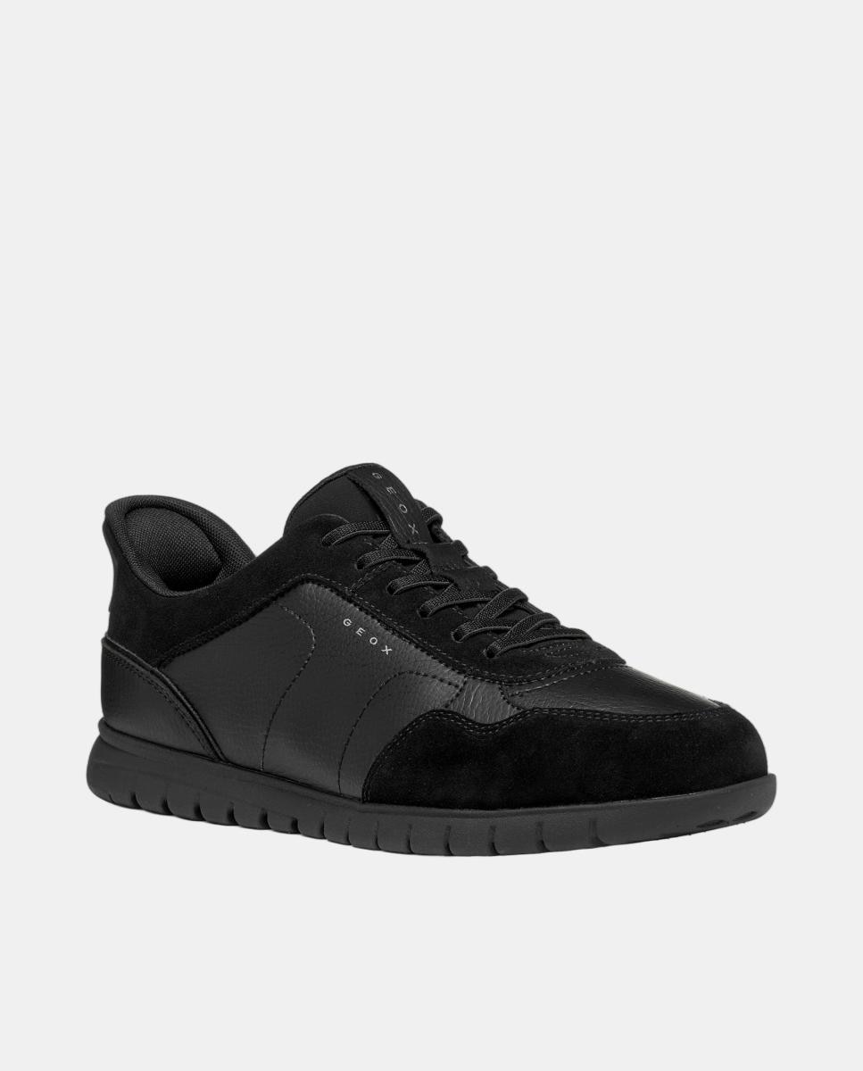 Deportiva extraflexible de corte bajo para hombre - Geox - Negro Negro-5