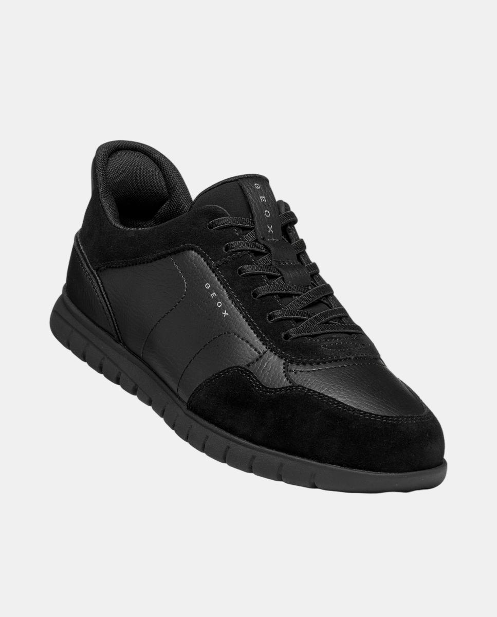 Deportiva extraflexible de corte bajo para hombre - Geox - Negro Negro-7