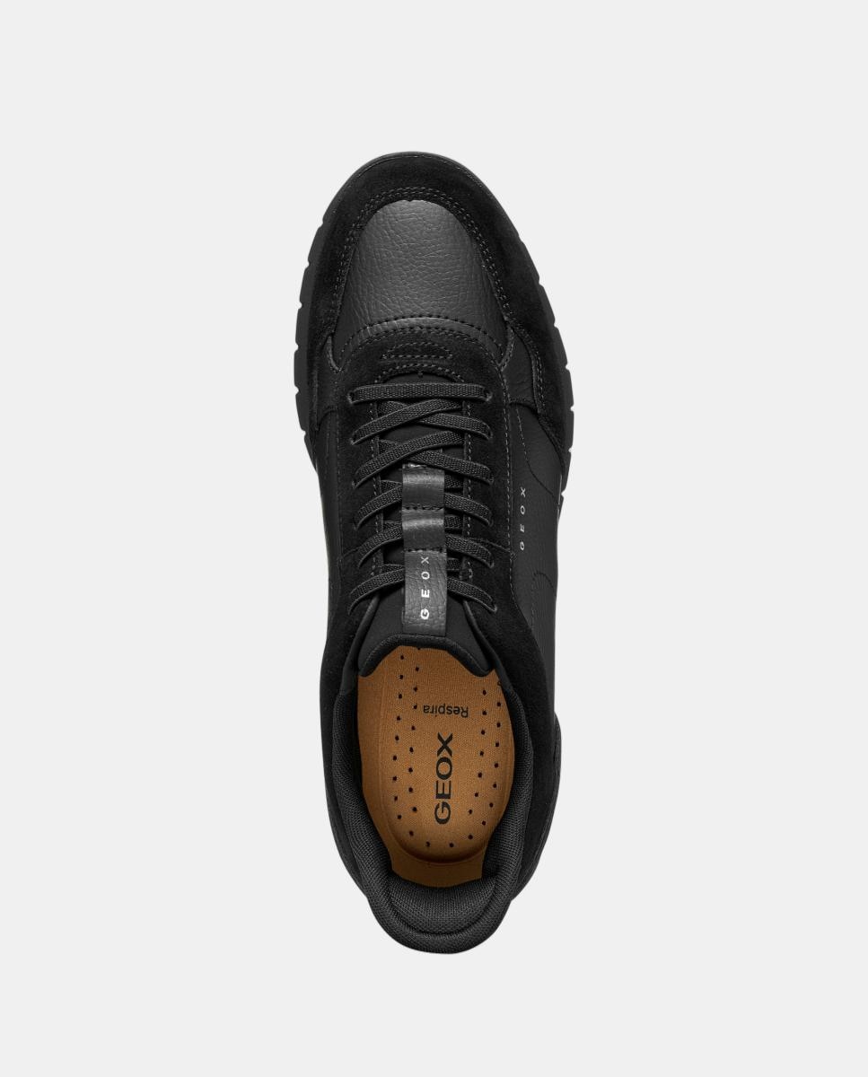 Deportiva extraflexible de corte bajo para hombre - Geox - Negro Negro-8