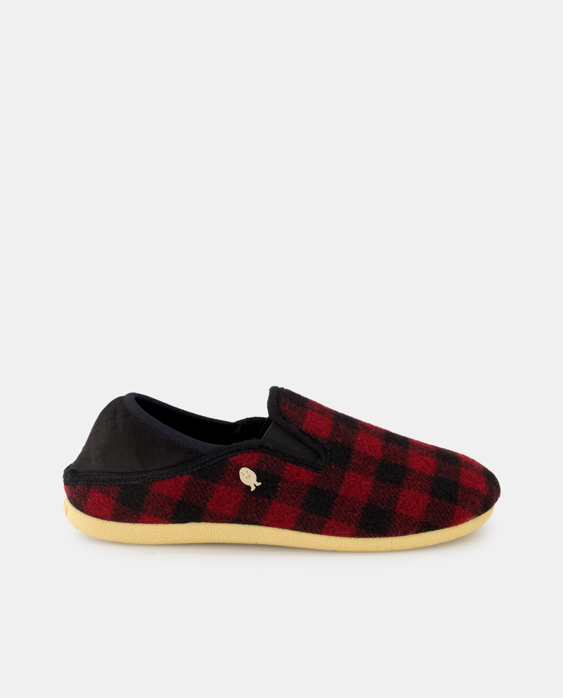 Imagem 0 de Pantufas Tipo Babuchas com Estampado aos Quadrados