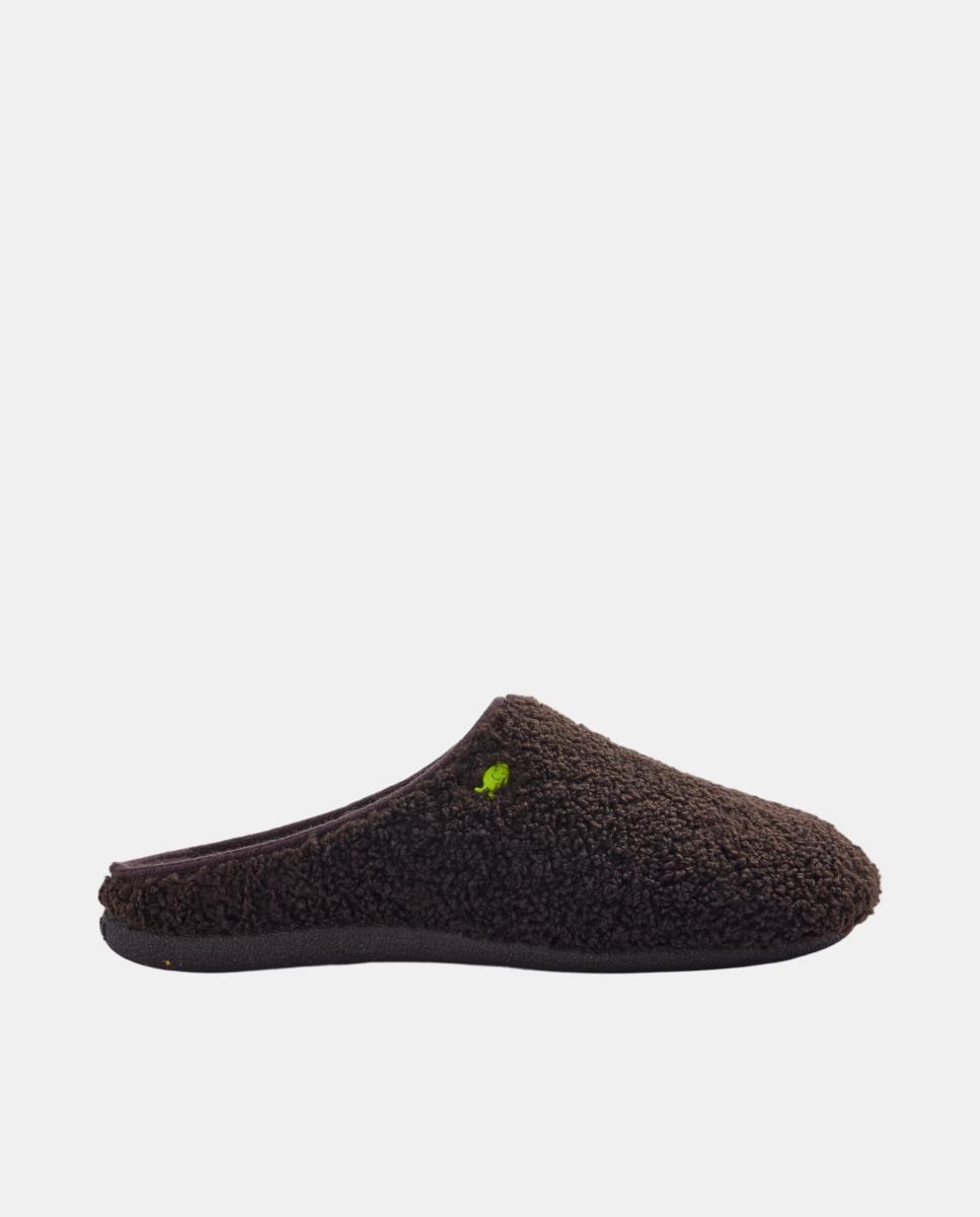 Imagen 0 de Zapatillas de estar por casa pelo borreguito para hombre Marrón chocolate