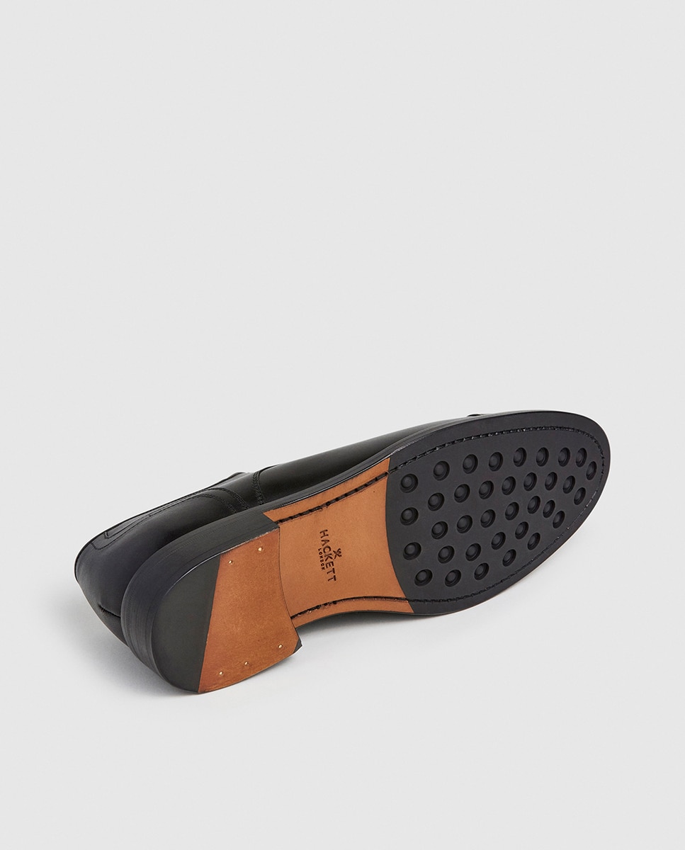 Sapatos com Atacadores Estilo Derby Preto-6