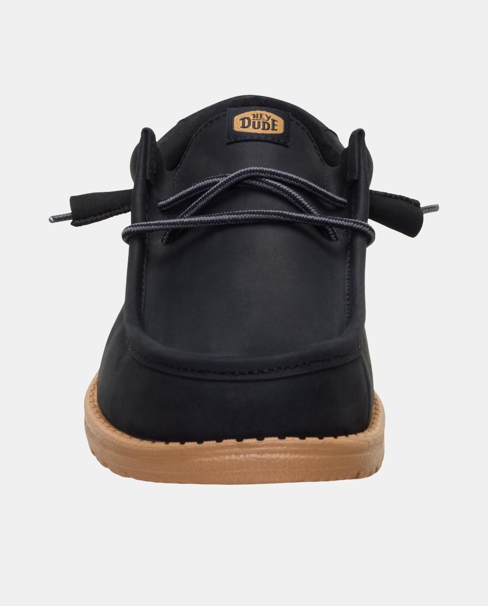 Sapatos de atacadores de homem em pele Castanho-escuro-6