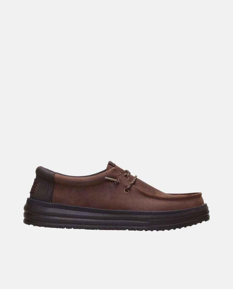 Imagem 0 de Sapatos de atacadores de homem em pele