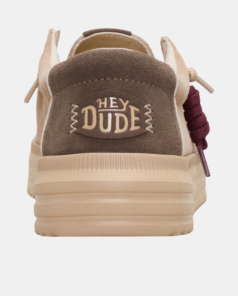 Sapatos de atacadores de homem em pele Castanho taupe-7