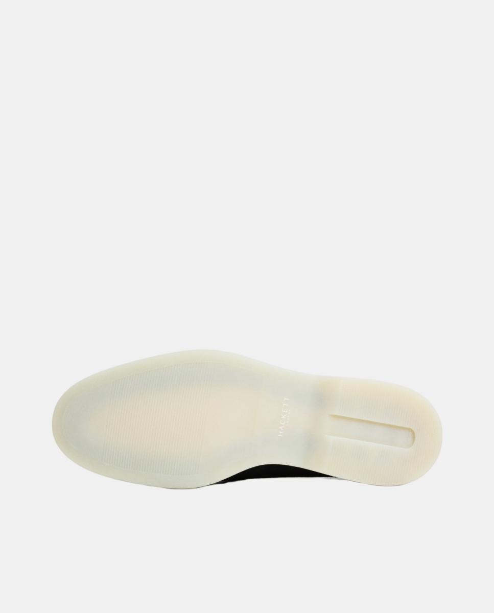 Mocasines de ante de hombre con suela de goma - Hackett - Azul marino Azul marino-6