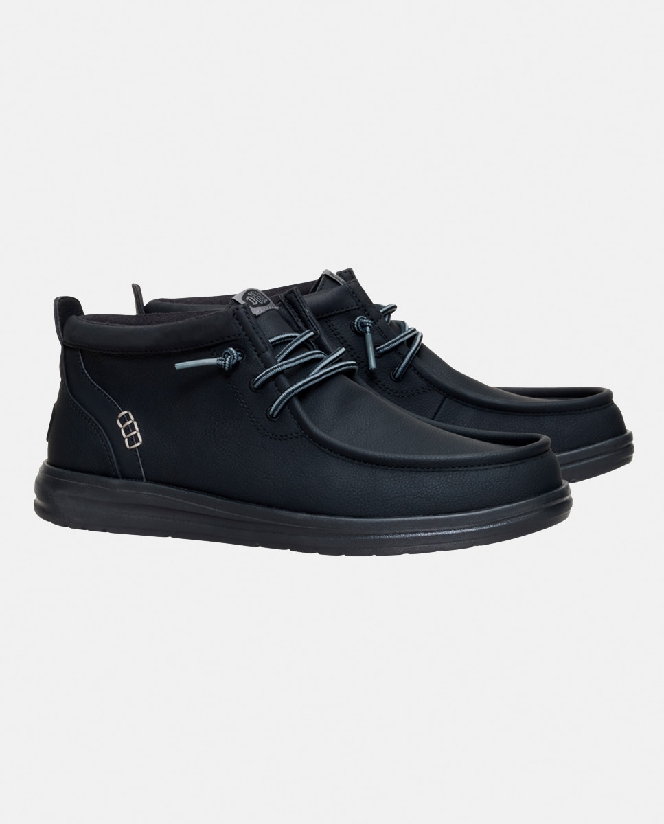 Botins de Atacadores Antiderrapantes Preto-2