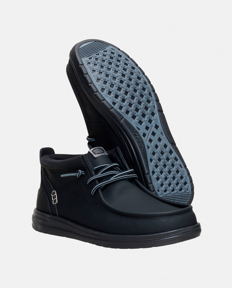 Botins de Atacadores Antiderrapantes Preto-3