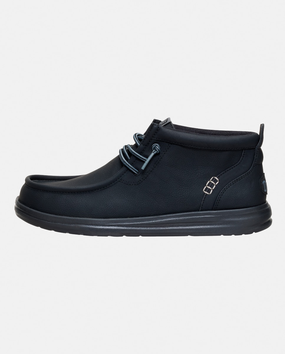 Botins de Atacadores Antiderrapantes Preto-5