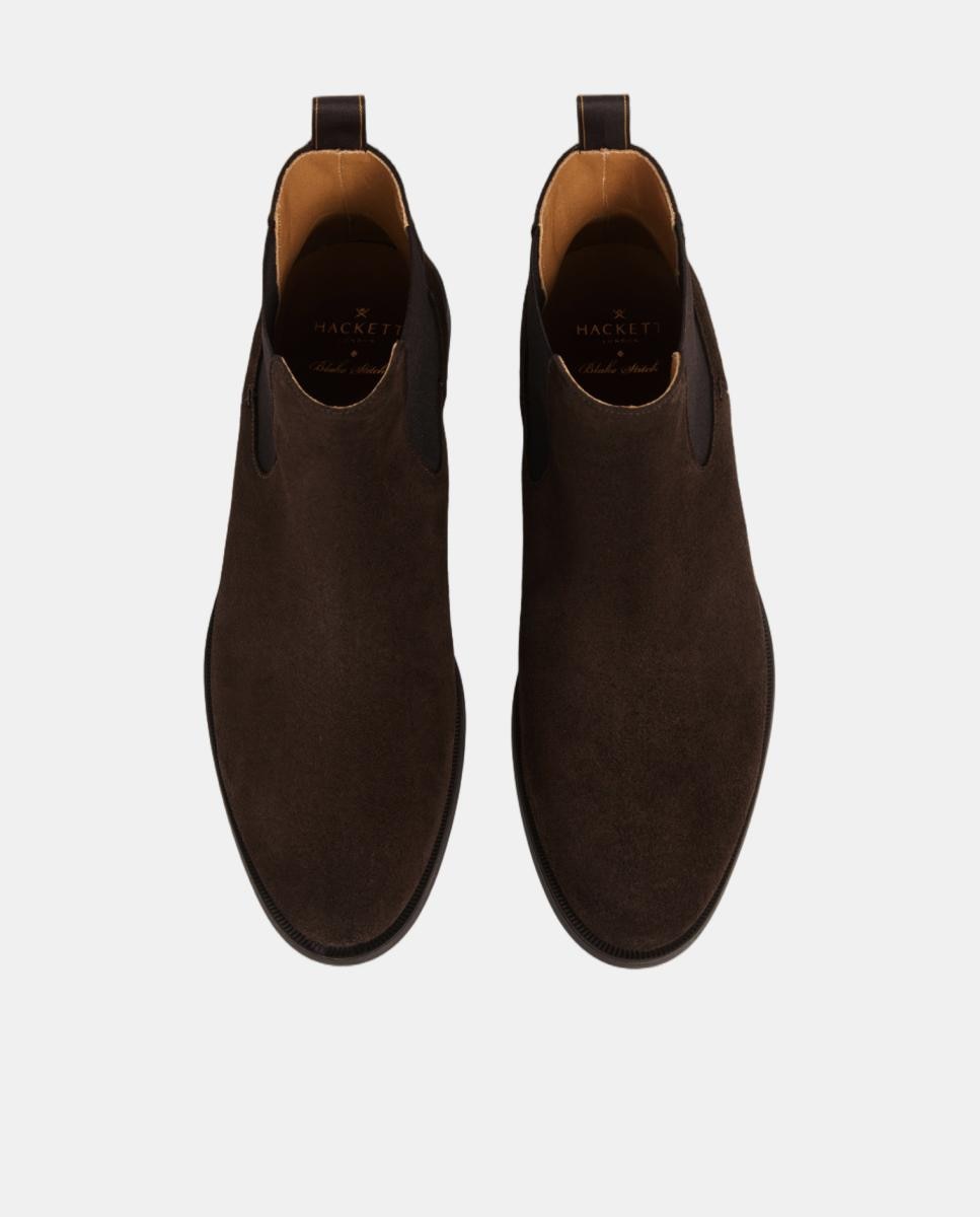 Botas Chelsea Clássicas. Castanho-escuro-2